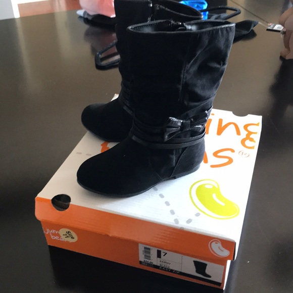 jumping beans Other - Toddler black suede boot NWT
